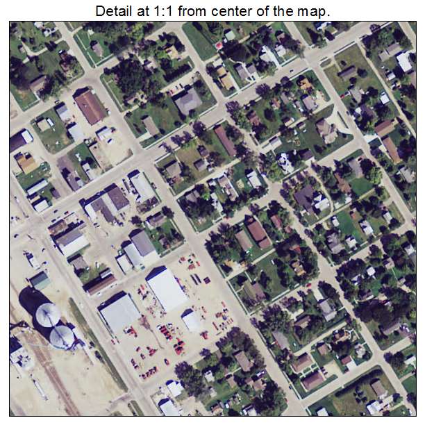 Herman, Minnesota aerial imagery detail
