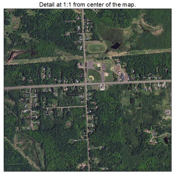 Hermantown, Minnesota aerial imagery detail