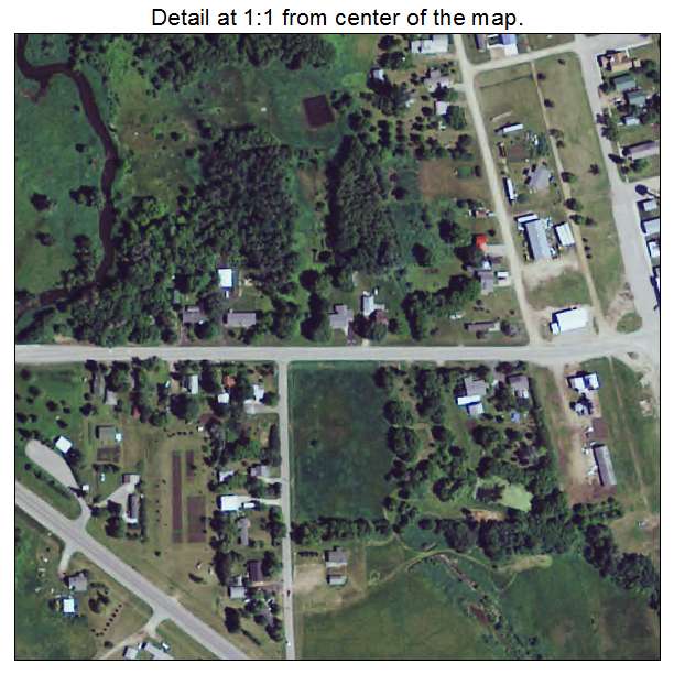 Hewitt, Minnesota aerial imagery detail