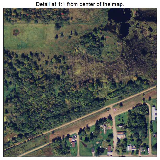 Hillman, Minnesota aerial imagery detail