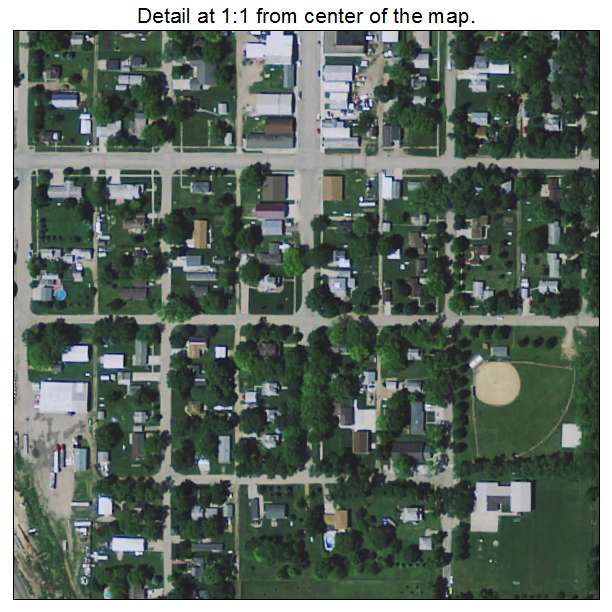 Hills, Minnesota aerial imagery detail