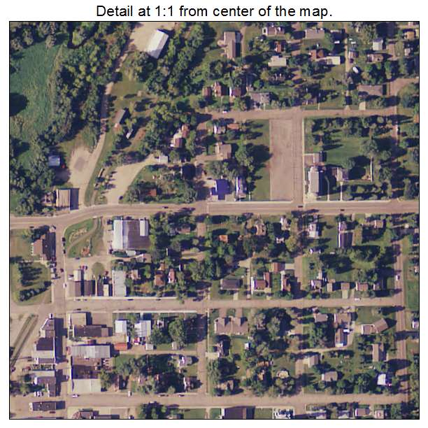 Holdingford, Minnesota aerial imagery detail