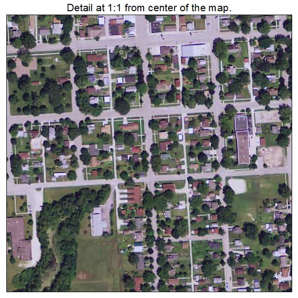 Houston, Minnesota aerial imagery detail