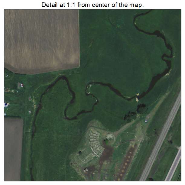 Ihlen, Minnesota aerial imagery detail
