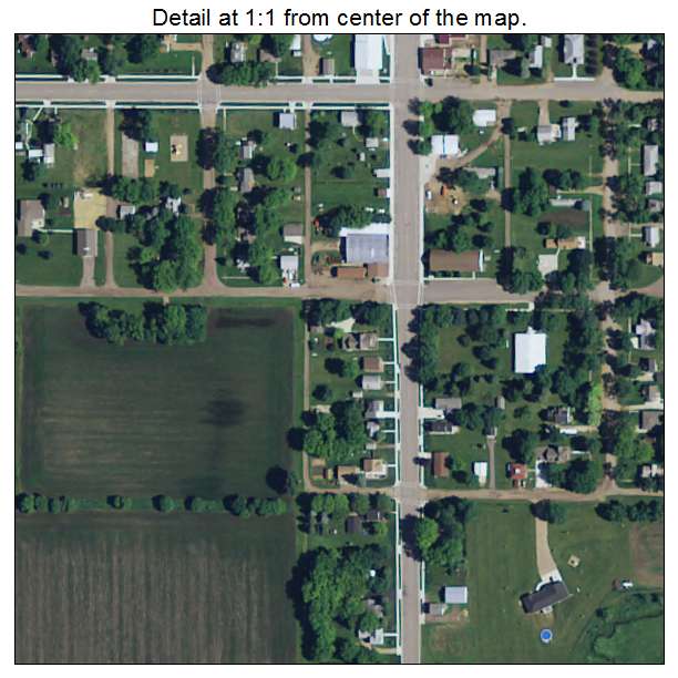 Iona, Minnesota aerial imagery detail