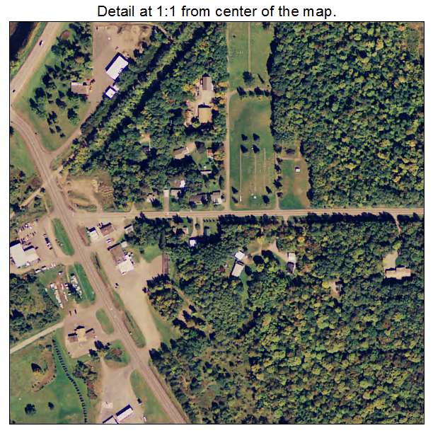 Isle, Minnesota aerial imagery detail