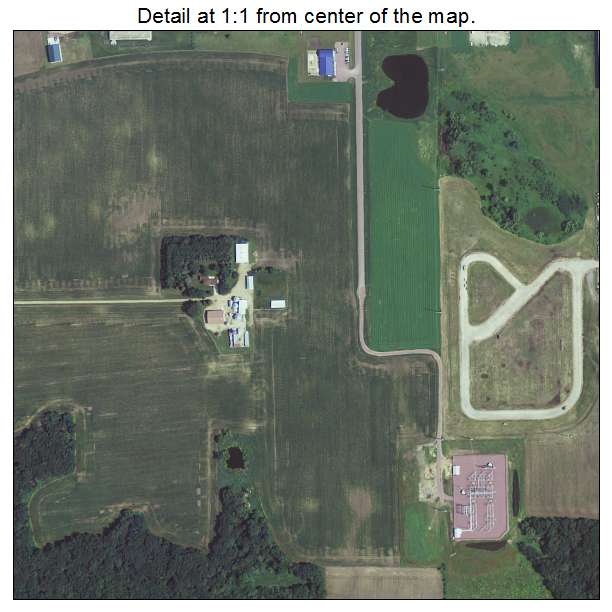 Jackson, Minnesota aerial imagery detail