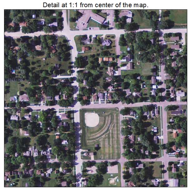 Janesville, Minnesota aerial imagery detail