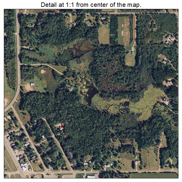 Jenkins, Minnesota aerial imagery detail
