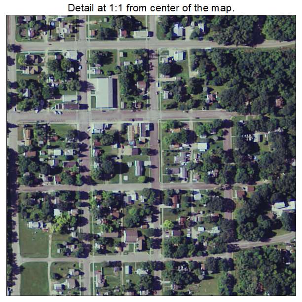 Kasota, Minnesota aerial imagery detail