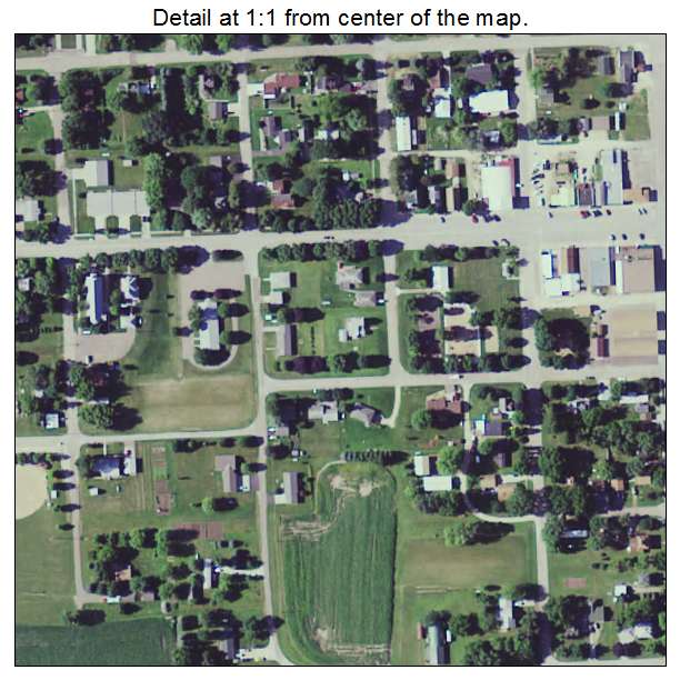 Kellogg, Minnesota aerial imagery detail