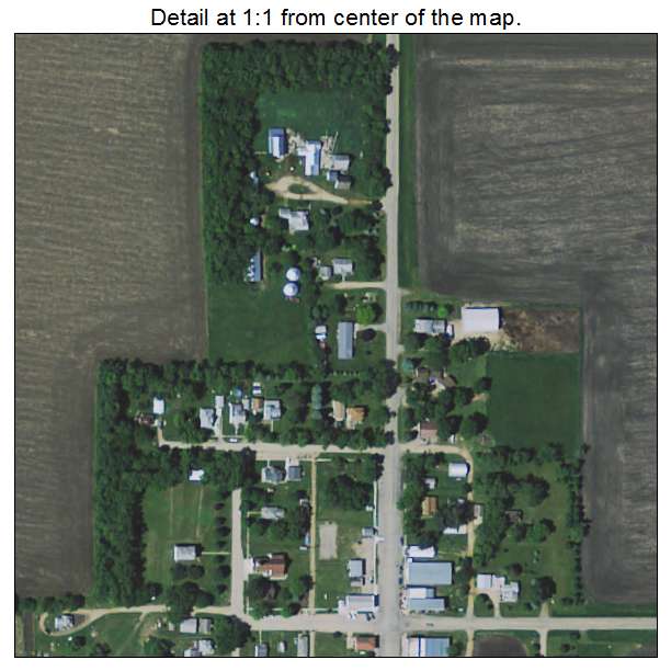 Kenneth, Minnesota aerial imagery detail
