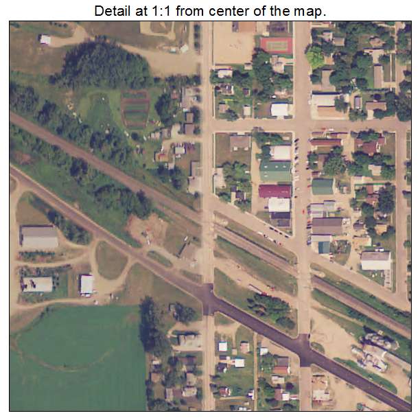 Kensington, Minnesota aerial imagery detail