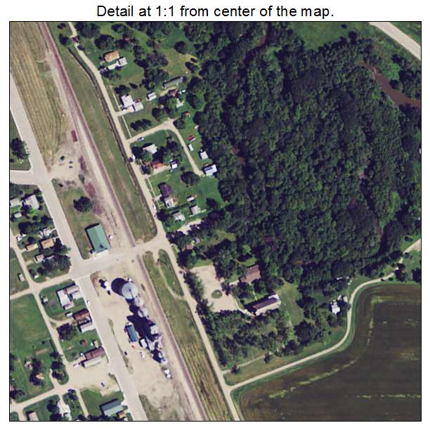 Kent, Minnesota aerial imagery detail