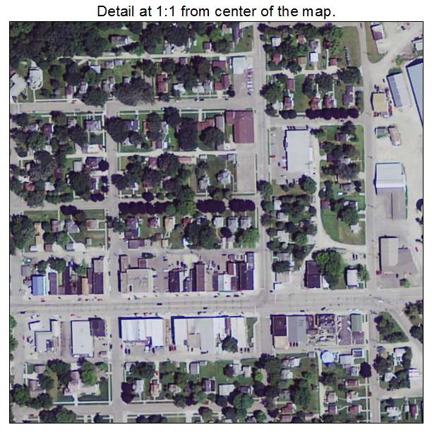 Kenyon, Minnesota aerial imagery detail