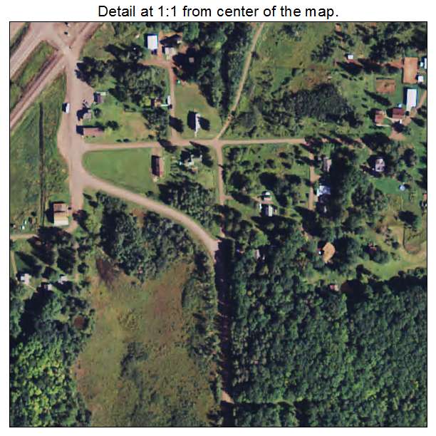 Kerrick, Minnesota aerial imagery detail