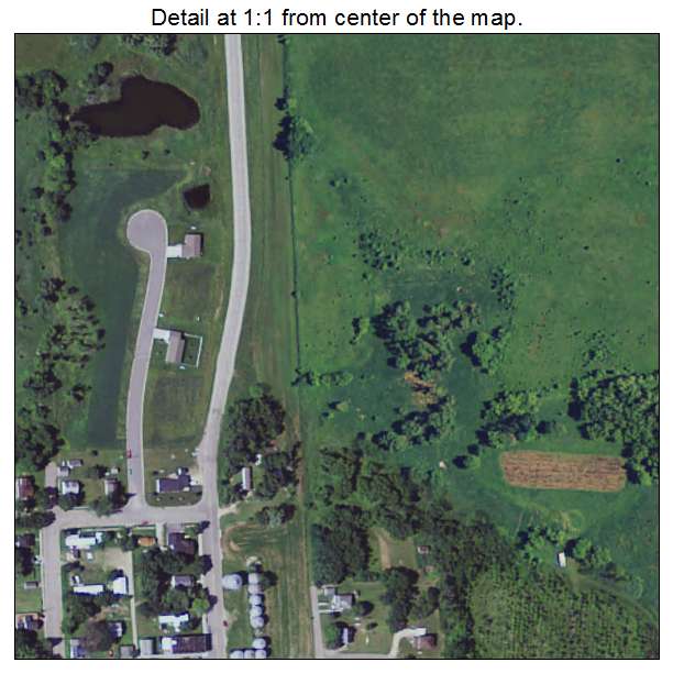 Kilkenny, Minnesota aerial imagery detail