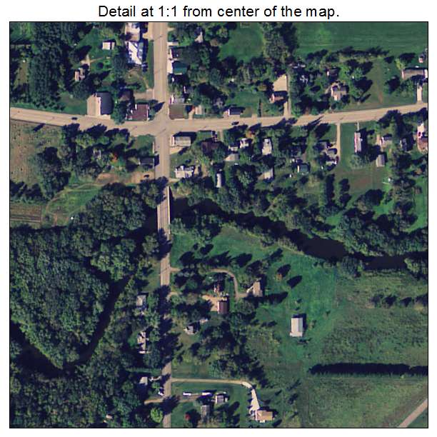 Kingston, Minnesota aerial imagery detail