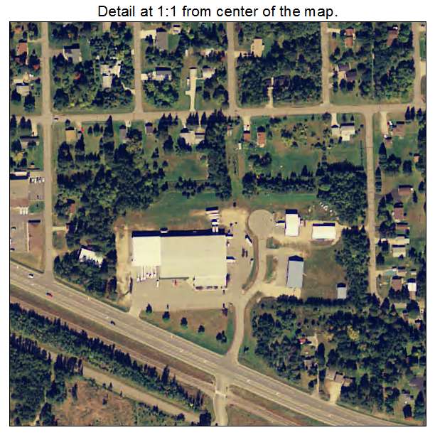 La Prairie, Minnesota aerial imagery detail
