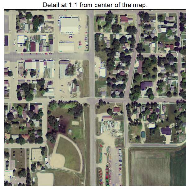 Lafayette, Minnesota aerial imagery detail