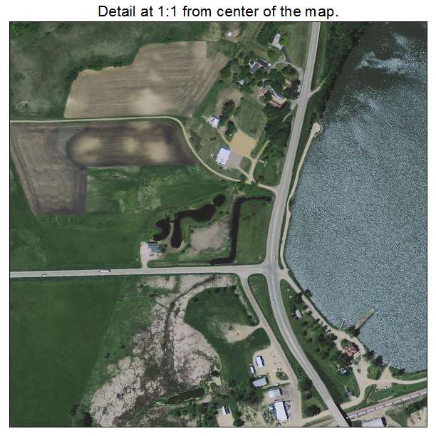 Lake Benton, Minnesota aerial imagery detail