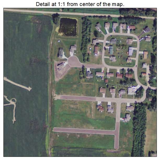 Lake Park, Minnesota aerial imagery detail