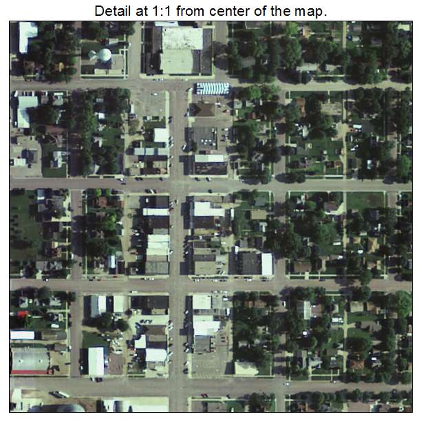 Lakefield, Minnesota aerial imagery detail