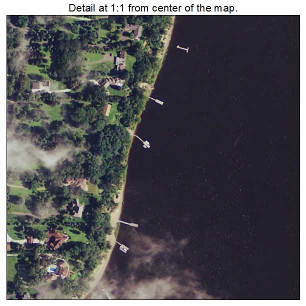Lakeland Shores, Minnesota aerial imagery detail