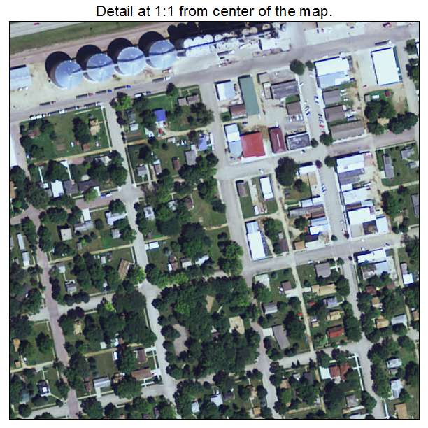 Lamberton, Minnesota aerial imagery detail
