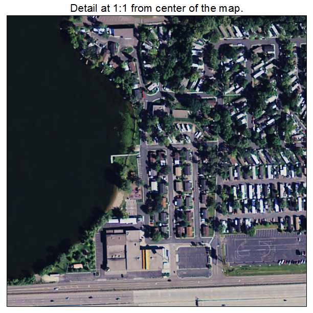 Landfall, Minnesota aerial imagery detail