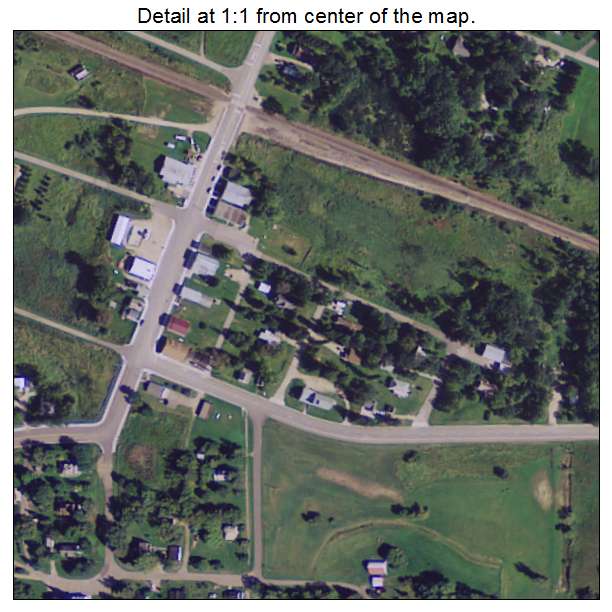 Lengby, Minnesota aerial imagery detail