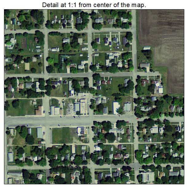Lewisville, Minnesota aerial imagery detail