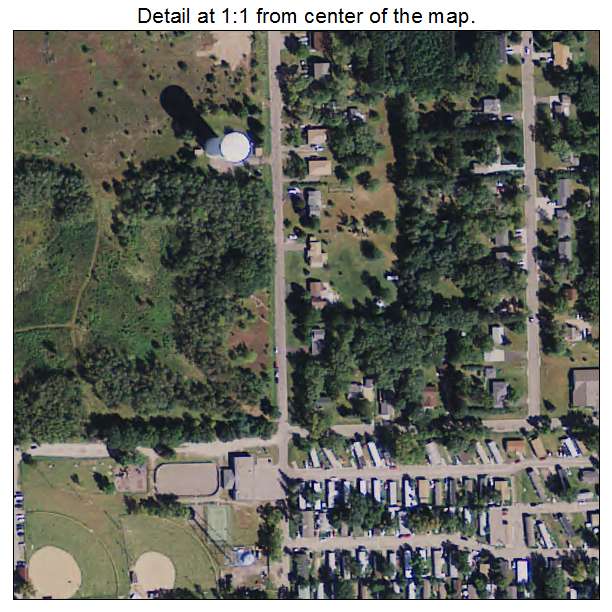 Lexington, Minnesota aerial imagery detail