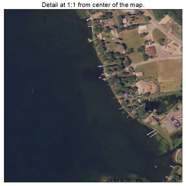 Longville, Minnesota aerial imagery detail