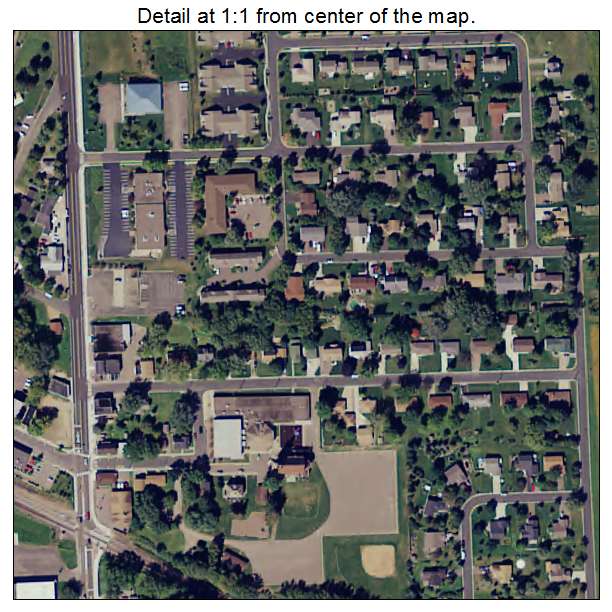 Loretto, Minnesota aerial imagery detail