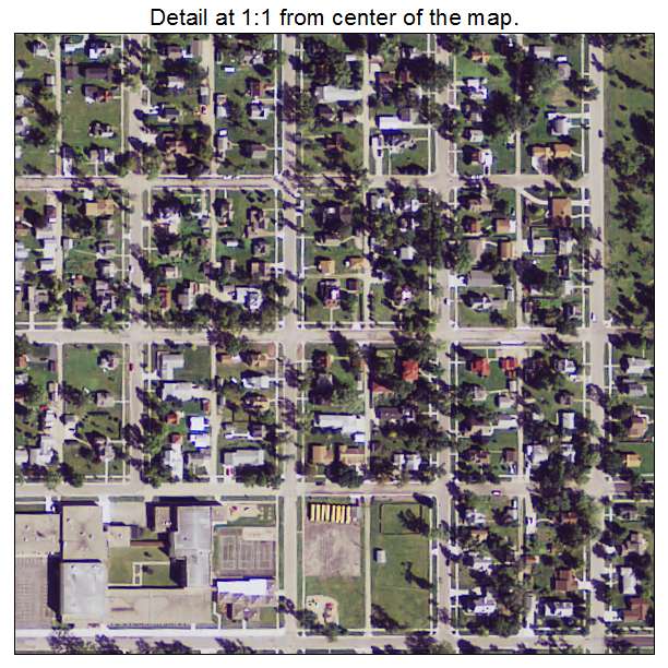Madison, Minnesota aerial imagery detail