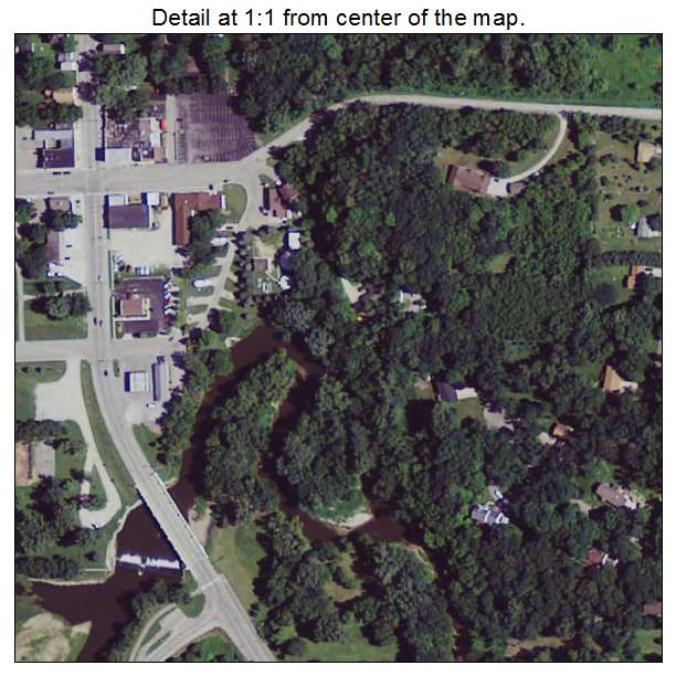 Mantorville, Minnesota aerial imagery detail