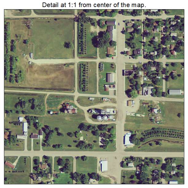 Marietta, Minnesota aerial imagery detail