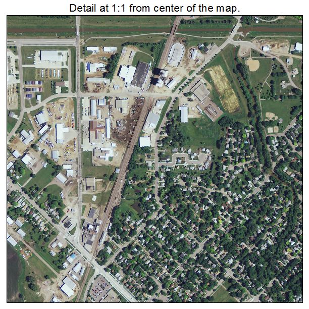 Marshall, Minnesota aerial imagery detail