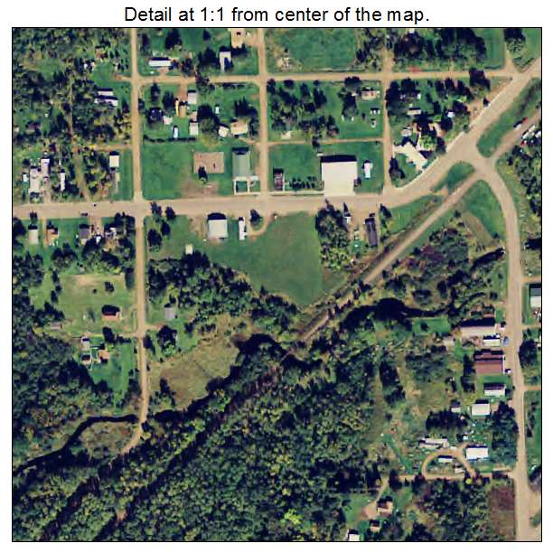 McGrath, Minnesota aerial imagery detail
