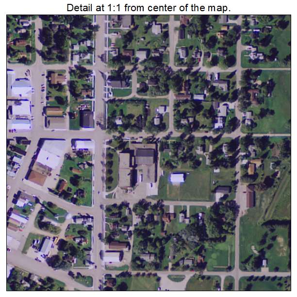 McIntosh, Minnesota aerial imagery detail