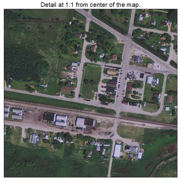 Mentor, Minnesota aerial imagery detail