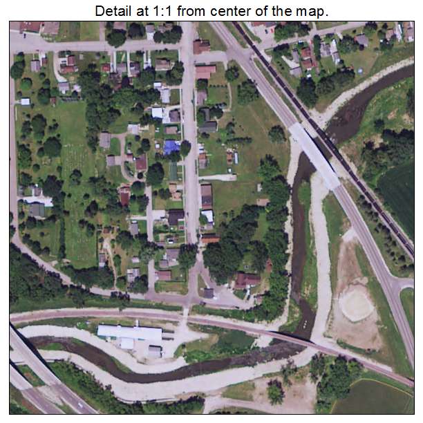 Minnesota City, Minnesota aerial imagery detail