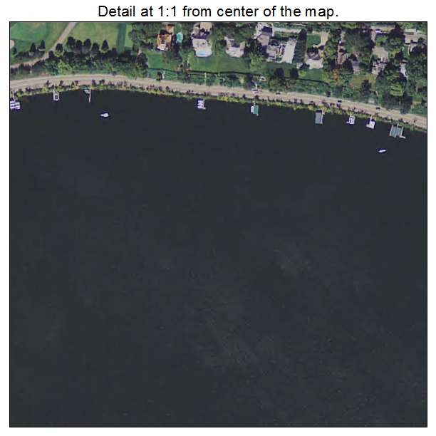 Minnetonka Beach, Minnesota aerial imagery detail