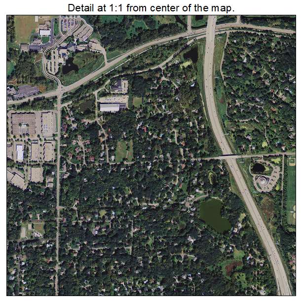 Minnetonka, Minnesota aerial imagery detail
