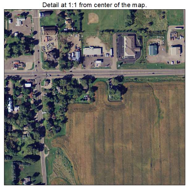 Montrose, Minnesota aerial imagery detail
