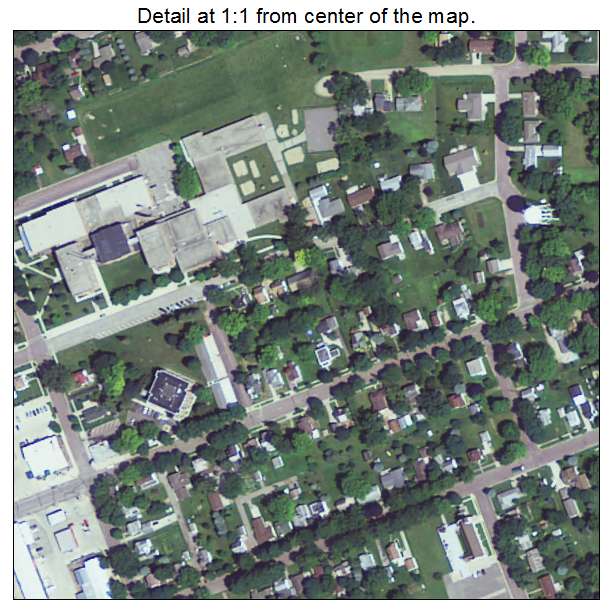 Aerial Photography Map of Mountain Lake, MN Mi