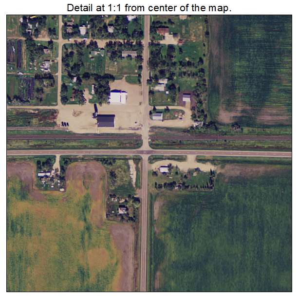Nashua, Minnesota aerial imagery detail