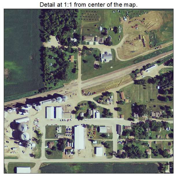 Nassau, Minnesota aerial imagery detail