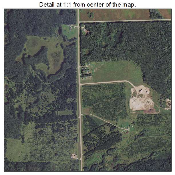 Naytahwaush, Minnesota aerial imagery detail